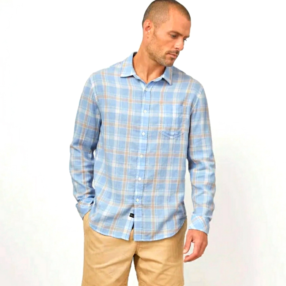 Rails Wyatt Relaxed Fit Plaid Button-Up Shirt 100… - image 4